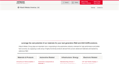 Desktop Screenshot of hitachimetals.com